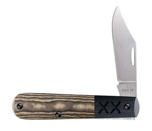 Picture of CASE KNIVES BARLOW 33/8" 1BL TAN/BLK RCHLT G-10 CR SERIES 53161