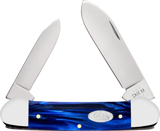 Picture of CASE KNIVES SMOOTH CANOE 35/8" 2BL BLUE PEARL KIRINITE� 23447