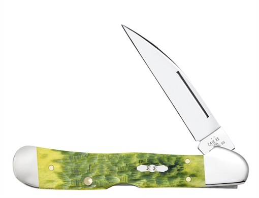Picture of CASE KNIVES COPRLK 41/4" 1B GRN APPLE BONE 27864