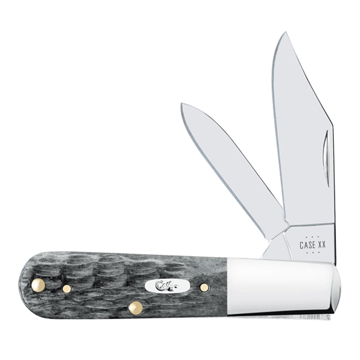 Picture of CASE KNIVES CRANDALL JIG BARLOW 33/8" 2BL POCKET WORN� GRY BONE CS 58423