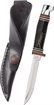 Picture of CASE KNIVES KNIVES BUFFALO HORN HUNTER & LEATHER SHEATH 17916 021205179162