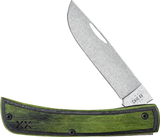 Picture of CASE KNIVES KNIVES CROSSROADS SERIES GREEN/BLACK LAM SOD BUSTER JR 66383 021205663838