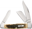 Picture of CASE KNIVES LARGE STOCKMAN AMBER BONE 00204