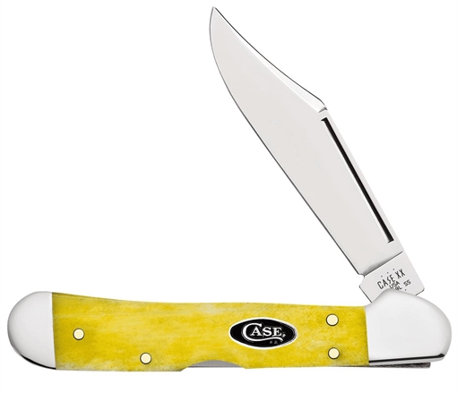 Picture of CASE KNIVES MINI COPPERLOCK� 35/8" 1BL YEL BONE 20034