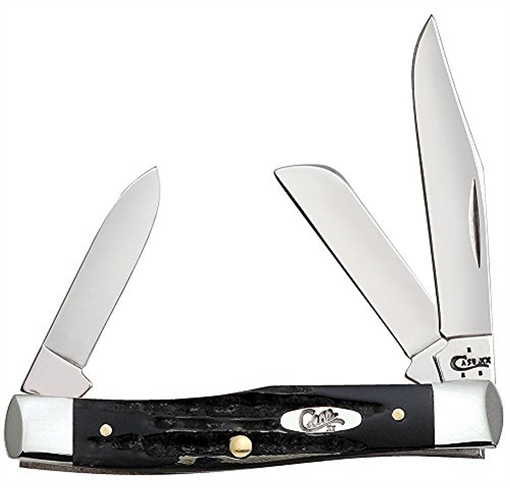 Picture of CASE KNIVES MED STOCKMAN 31/4" 3BL JIGGED BUFFALO HORN 65012