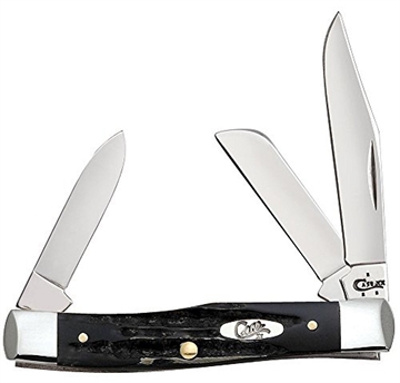Picture of CASE KNIVES MED STOCKMAN 31/4" 3BL JIGGED BUFFALO HORN 65012