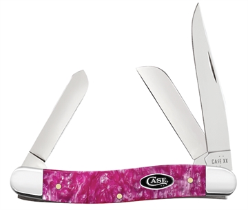 Picture of CASE KNIVES M STKMN 3BL 31/4" PINK CRACKLE 16161