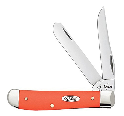Picture of CASE KNIVES M TRAPPER 2BL 31/2" ORANGE 80505