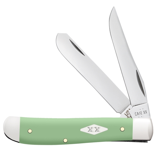 Picture of CASE KNIVES M TRAPR 2BL 31/2" MINT GRN 63831