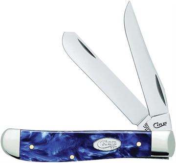 Picture of CASE KNIVES M TRAPR 31/2" 2BL BLUE PEARL 23432
