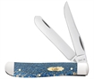 Picture of CASE KNIVES M TRAPR 31/2" 2BL BLUE SYCAMORE 63731