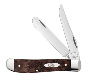 Picture of CASE KNIVES M TRAPR 31/2" 2BL BRN MAPLE 64062
