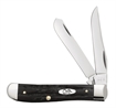 Picture of CASE KNIVES MINI TRAPPER 31/2" 2BL JIGGED BUFFALO HORN 65016