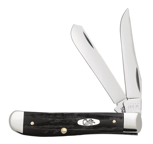 Picture of CASE KNIVES MINI TRAPPER 31/2" 2BL JIGGED BUFFALO HORN 65016