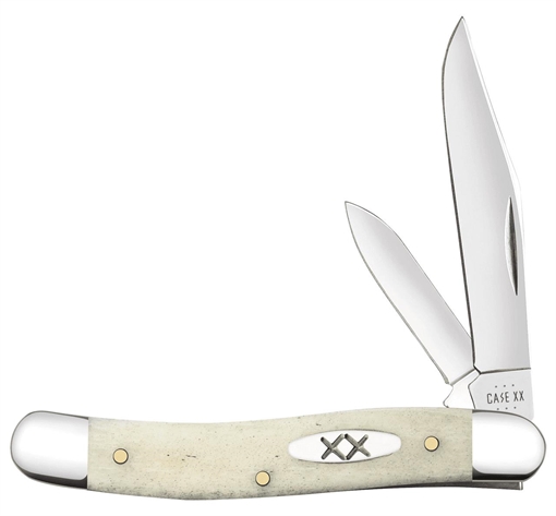 Picture of CASE KNIVES MED TEXAS JACK 33/8" 2 BL SMOOTH NAT BONE 13315