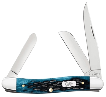Picture of CASE KNIVES MD STCKMN 45/8" 3BL MEDITERRANEAN BLUE 51851