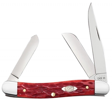 Picture of CASE KNIVES MD STKMN 35/8" 3BL DK RED BONE 31951