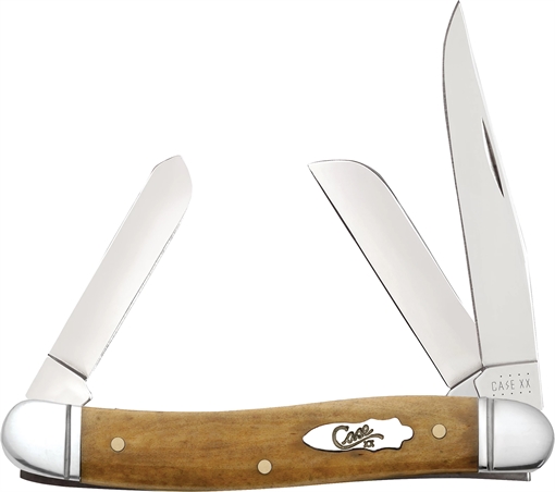 Picture of CASE KNIVES MD STCKMN 45/8" 3BL SMTH ANTQ BONE 58185