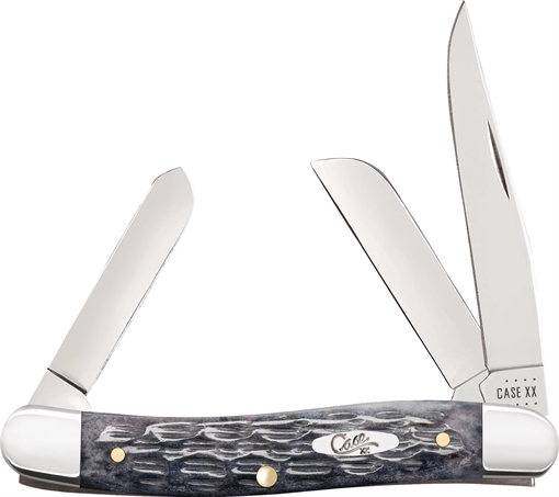 Picture of CASE KNIVES MD STCKMN 45/8" 3BL GRAY BONE 58413