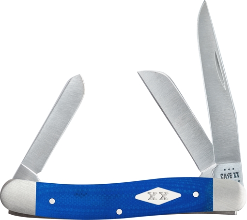 Picture of CASE KNIVES MD STCKMN 31/4" 3BL BLUE G-10 16752