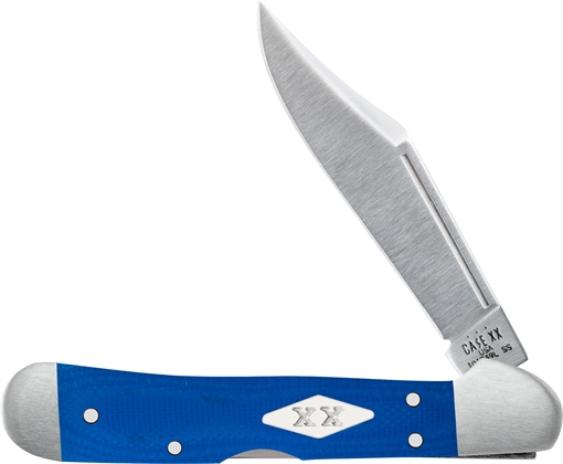 Picture of CASE KNIVES MINI COPRLK 35/8" 1B BLUE G-10 16754