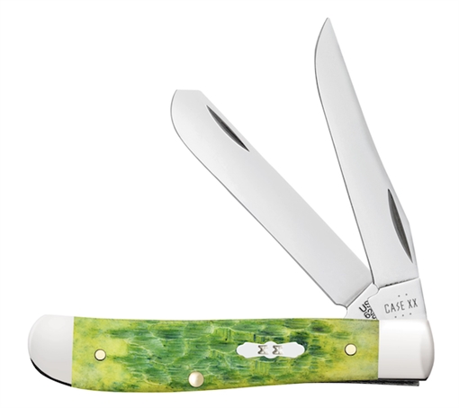 Picture of CASE KNIVES MINI TRAP 2BL 3.5" GRN APPLE BONE 27861