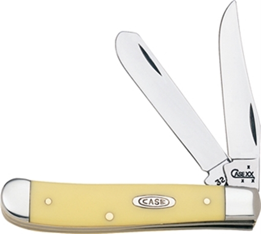 Picture of CASE KNIVES MINI TRAP 2BL 3.5" YELLOWSS 80029