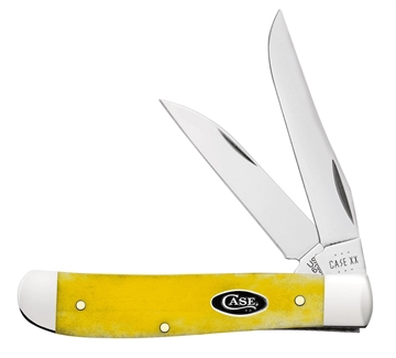 Picture of CASE KNIVES MINI TRAPPR 31/2" 2BL YEL BONE C20031