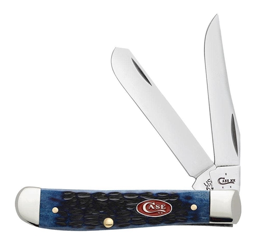 Picture of CASE KNIVES MINI TRAPR 2BL 31/2" NAVY BONE 07321
