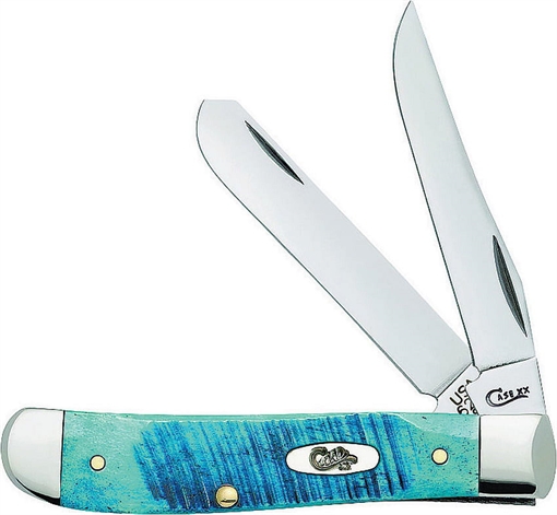 Picture of CASE KNIVES MINI TRAPR 31/2" 2BL CARB BLU 25593