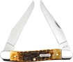 Picture of CASE KNIVES MUSKRAT BURNT AMBER BONE 51395-CAE