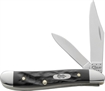 Picture of CASE KNIVES PEANUT 2BLD 27/8" ROUGH BLK 18225