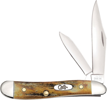 Picture of CASE KNIVES PEANUT 2BLD STAG 00048