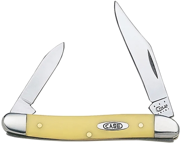 Picture of CASE KNIVES PEN 2BL 33/8" YELLOW CV 00109