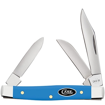 Picture of CASE KNIVES S STKMN 3BL 27/8" LT BLUE SYN 68904