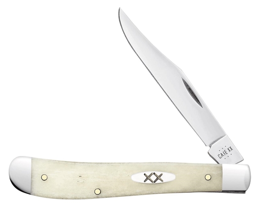 Picture of CASE KNIVES SLIMLINE TRAPPER 41/8" 1BL SMOOTH NAT BONE 13312