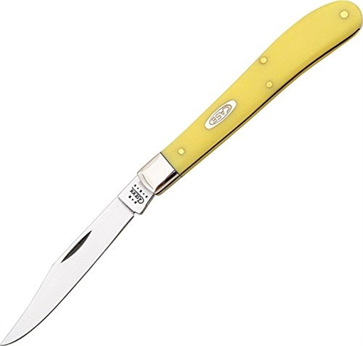 Picture of CASE KNIVES SLIMLIN TRAPR 1BL 41/8" YEL SS 80031
