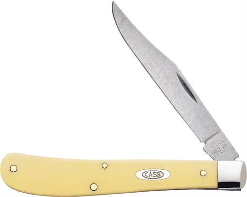 Picture of CASE KNIVES SLIMLINE TRAPPER YELLOW 00031