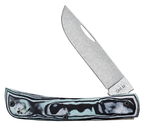 Picture of CASE KNIVES SOD BSTR JR 1BL 35/8" SEAFOAM GREEN G-10 66384