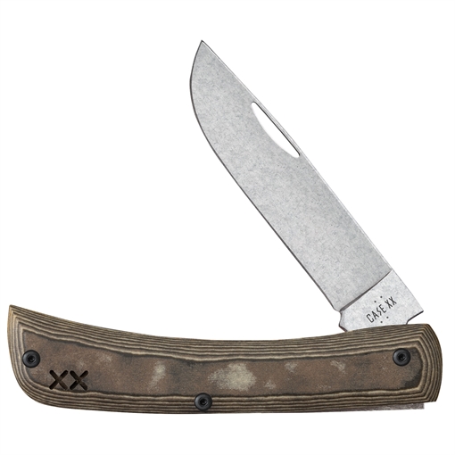 Picture of CASE KNIVES SOD BUSTR JR 1BL 35/8" TAN/BLK G-10 CR SERIES 66388