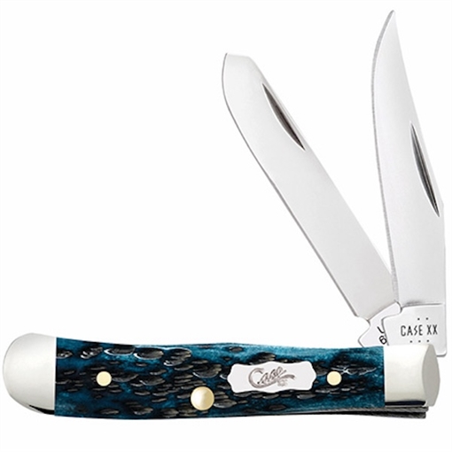 Picture of CASE KNIVES T TRAPPER 23/8" 2BL MED BLU 51862
