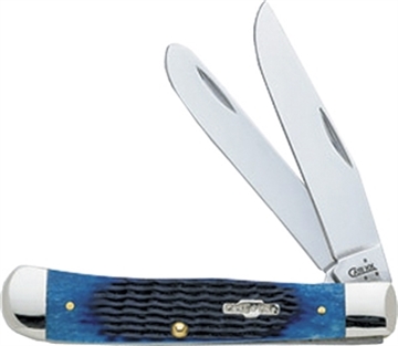 Picture of CASE KNIVES TRAPPER 2BLD 41/8" BLUE BONE 02800