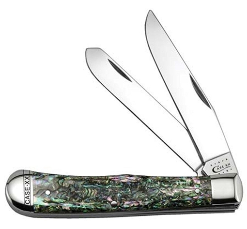 Picture of CASE KNIVES TRAPPER 2BL 41/8" ABALONE 12000