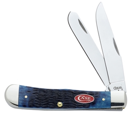 Picture of CASE KNIVES TRAPPER 2BL 41/8" NAVY BONE 07051
