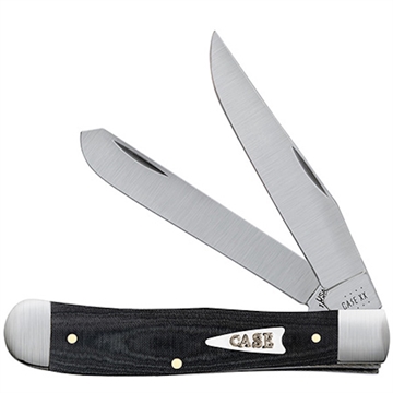 Picture of CASE KNIVES TRAPPER 41/8" 2BL BLK MICARTA 27730