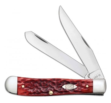 Picture of CASE KNIVES TRAPPER 41/8" 2BL DK RED BONE 31950