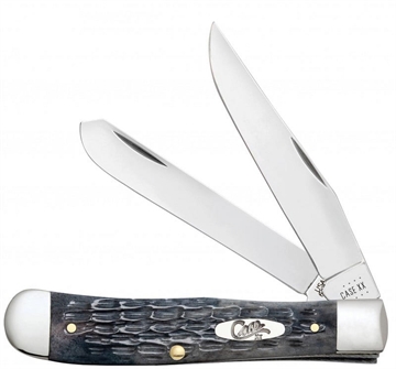 Picture of CASE KNIVES TRAPPER 41/8" 2BL GRAY BONE 58410