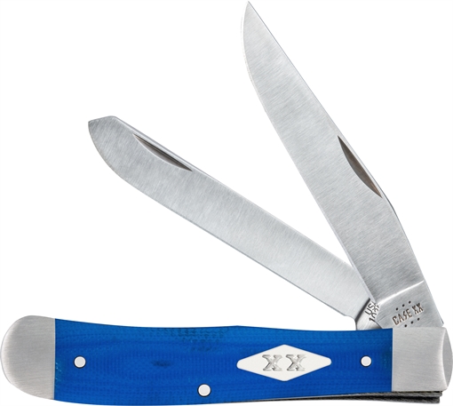 Picture of CASE KNIVES TRAPPER 41/8" 2BL BLUE G-10 16750