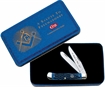 Show details for CASE KNIVES TRAPPER MASONIC GIFT TIN 01058 Picture of CASE KNIVES TRAPPER MASONIC GIFT TIN 01058