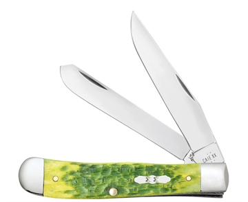 Picture of CASE KNIVES TRAPPR 41/8" 2BL GRN APPLE BN 27860